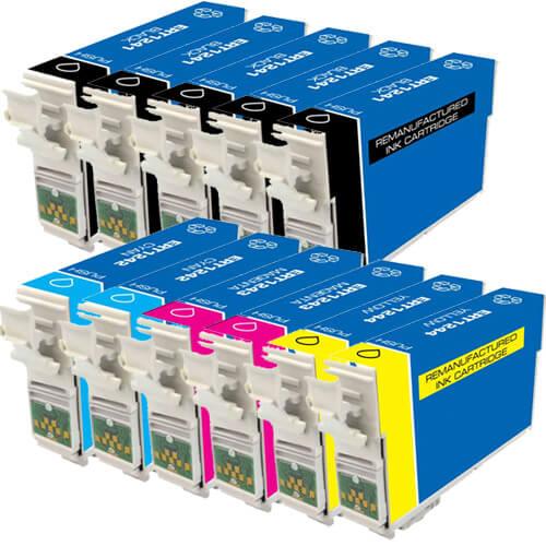 Epson 124 T124 Series (11-pack) Replacement Moderate Yield Ink Cartridges (5x Black, 2x Cyan, 2x Magenta, 2x Yellow)