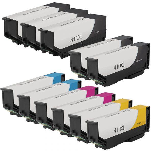Epson 410XL T410XL Series (11-pack) Replacement High Yield Ink Cartridge (3x Black, 2x Photo Black, 2x Cyan, 2x Magenta, 2x Yellow)