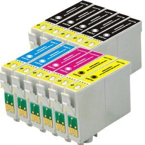 Epson 68 T068 Series (11-pack) Replacement High Yield Ink Cartridges (5x Black, 2x Cyan, 2x Magenta, 2x Yellow)