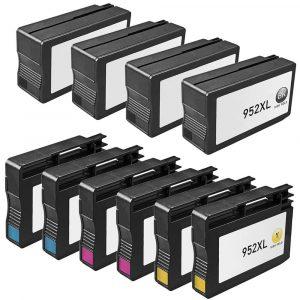 HP 952XL (10-pack) High Yield Replacement Ink Cartridges (4x Black, 2x Cyan, 2x Magenta, 2x Yellow)