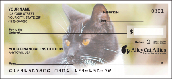 Alley Cat Allies Animal Personal Checks - 1 Box - Duplicates