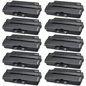 Compatible (10-pack) RWXNT / 331-7328 Black Toner Cartridges for Dell B1260