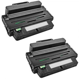 Compatible (2-pack) 8PTH4 / 593-BBBJ High Yield Black Toner Cartridges for Dell B2375