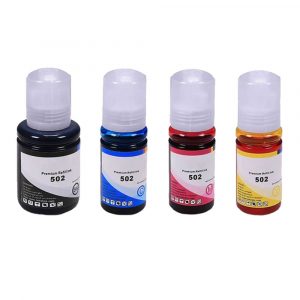 Epson 502 T502 Series (4-pack) Replacement Ink Bottles (1x Black, 1x Cyan, 1x Magenta, 1x Yellow)