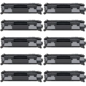 HP 05A / CE505A (10-pack) Replacement Black Laser Toner Cartridges