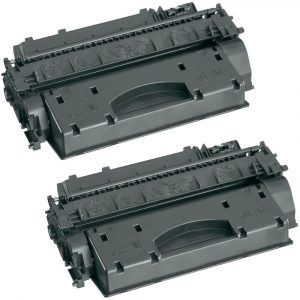 HP 05X / CE505X (2-pack) Replacement High Yield Black Laser Toner Cartridges