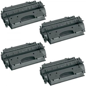 HP 05X / CE505X (4-pack) Replacement High Yield Black Laser Toner Cartridges