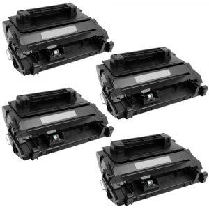 HP 81A / CF281A (4-pack) Replacement Black Laser Toner Cartridges