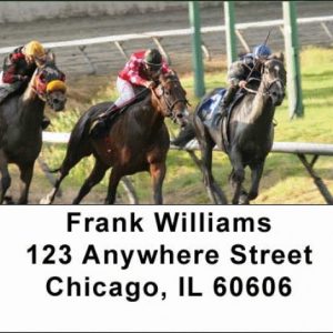 Horse Racing Address Labels