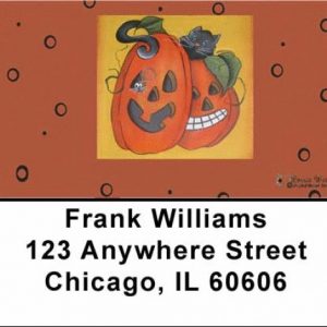 Pumpkin Hide and Seek Address Labels by Lorrie Weber
