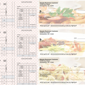 Italian Cuisine Disbursement Payroll Designer Business Checks