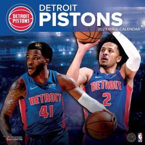 Detroit Pistons 2023 12" x 12" Team Wall Calendar