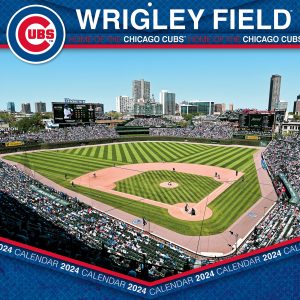 Chicago Cubs 2024 Wrigley Field Wall Calendar