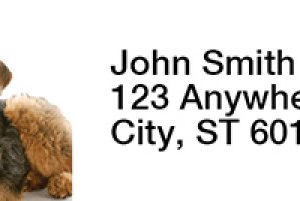 Airedale Terrier Rectangle Address Labels